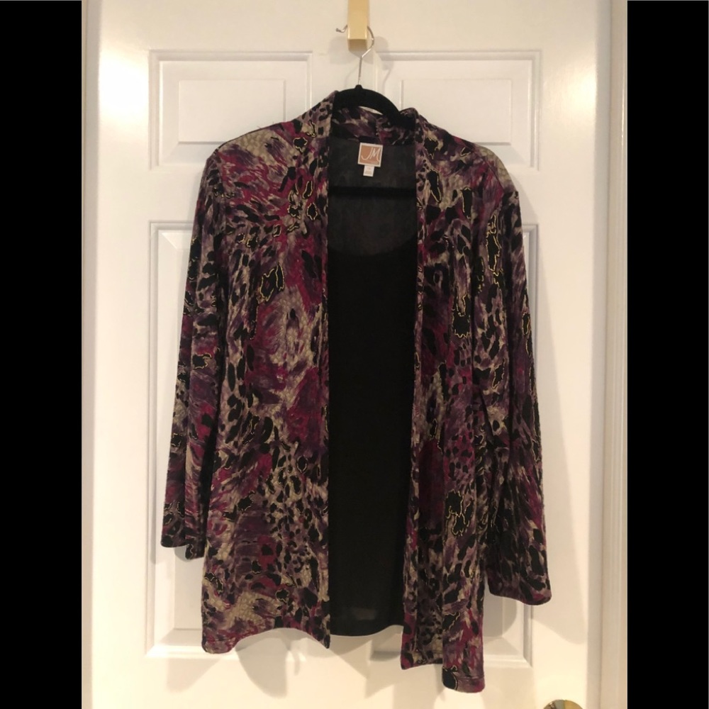 WOMENS PRINTED JACKET WITH ATTACHED TANK